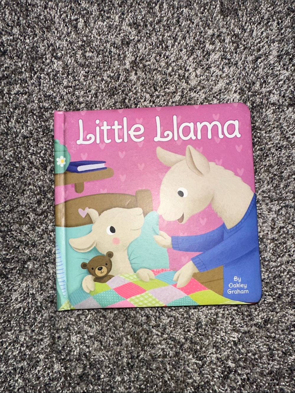 Little Llama Board Book - Pink
